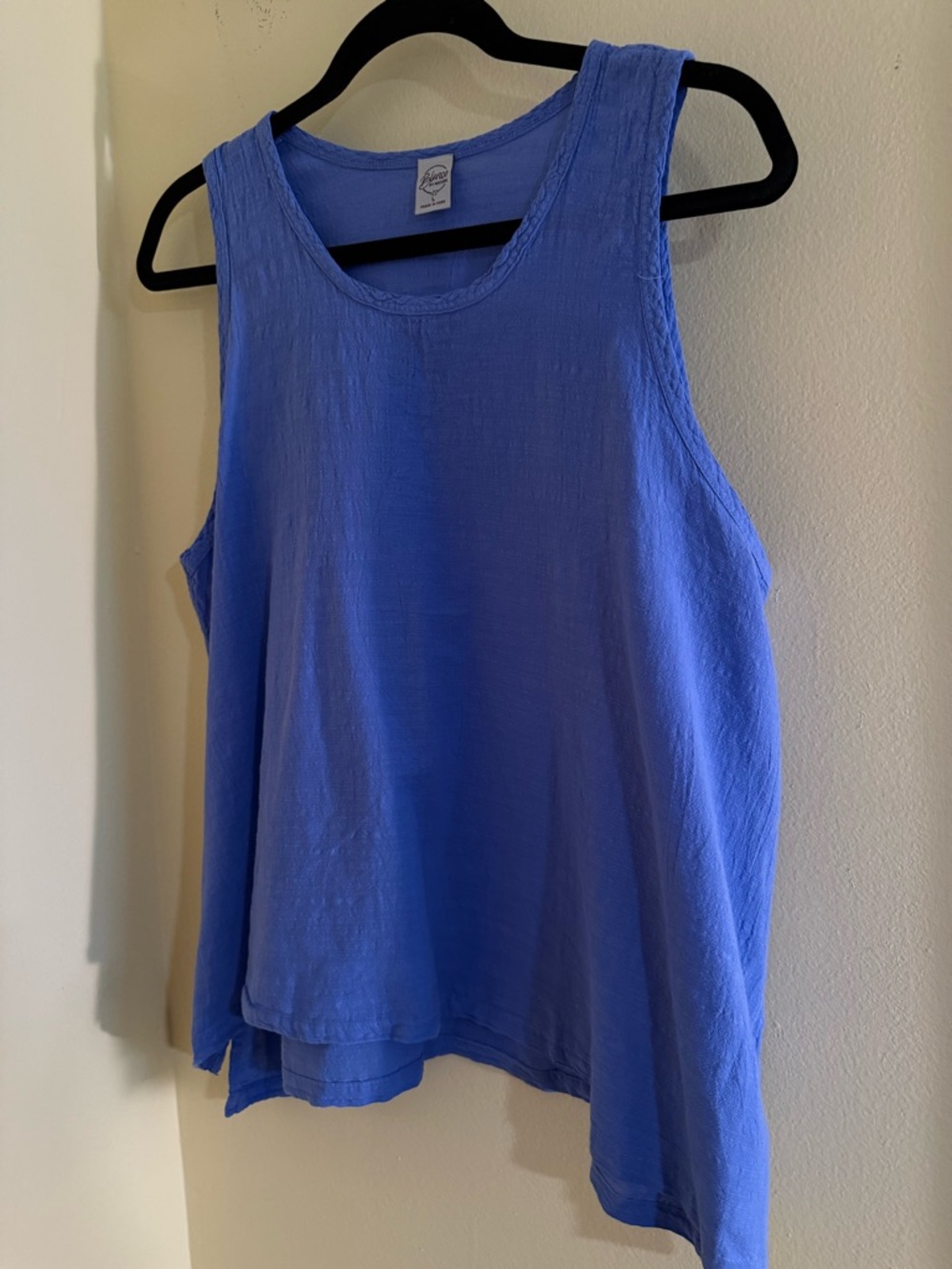 Lightweight Blue Sleeveless Women's Tank Top